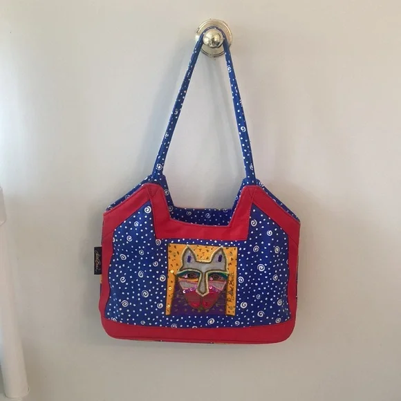 Laurel Burch Signed & Matching Handbag, Charm And Silk Scarf - Picture 6 of 16
